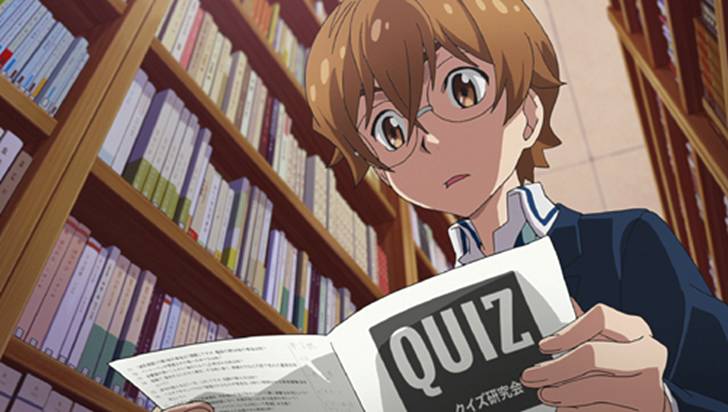 「ナナマルサンバツ」に登場するクイズに青春をかける3人の高校生たち
